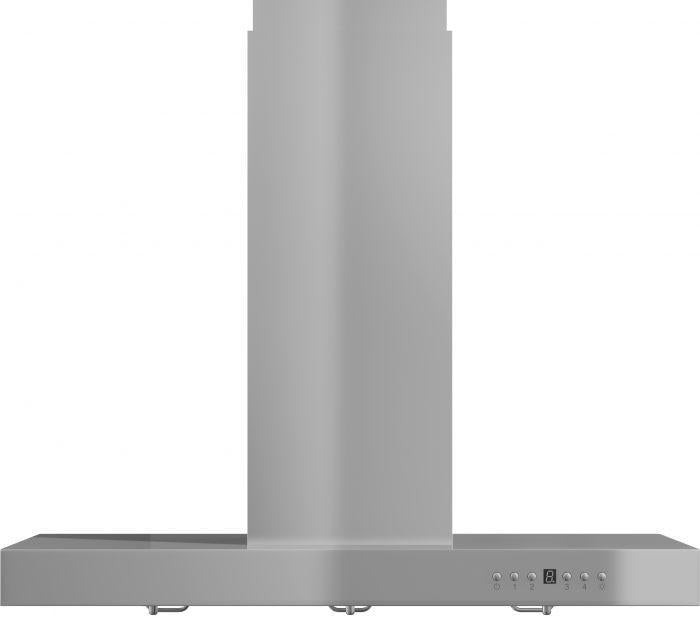 ZLINE 42-Inch Island Range Hood Stainless Steel 4-Speed Fan LED Lighting KE2i-42