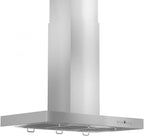 ZLINE 42-Inch Island Range Hood Stainless Steel 4-Speed Fan LED Lighting KE2i-42