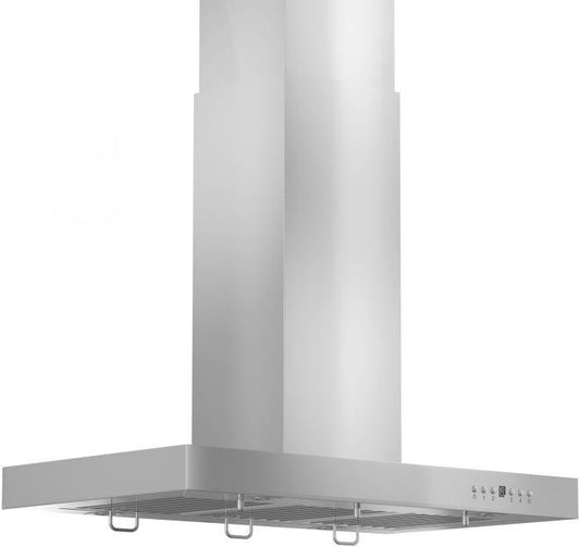ZLINE 48 in Island Range Hood Stainless Steel 4-Speed Fan LED Lighting (KE2i-48)
