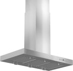 ZLINE 48 in Island Range Hood Stainless Steel 4-Speed Fan LED Lighting (KE2i-48)