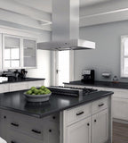 ZLINE 36-Inch Island Mount Range Hood Outdoor Ducted Stainless Steel (KECOMi-304-36)