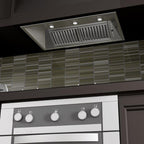 ZLINE 34 in. Range Hood Insert Stainless Steel Remote Dual Blower 721-RD-34