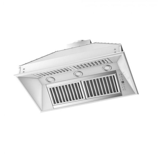 ZLINE 34 in. Range Hood Insert Stainless Steel Remote Dual Blower 721-RD-34