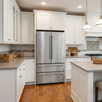 ZLINE 36" 4-Door French Door Refrigerator 22.5 Cu. Ft Capacity Ice Maker Fingerprint Resistant Stainless Steel (RFM-36)