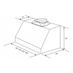 ZLINE 48 in. Under Cabinet Range Hood Stainless Steel 700 CFM Heat Lamp (523-48)