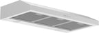 ZLINE 30 in. Under Cabinet Range Hood Stainless Steel 400 CFM LED Lighting Dishwasher-Safe Filters (615-30)