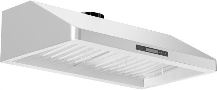 ZLINE 30 Inch Under Cabinet Range Hood Stainless Steel 4-Speed Fan LED Lighting (619-30)