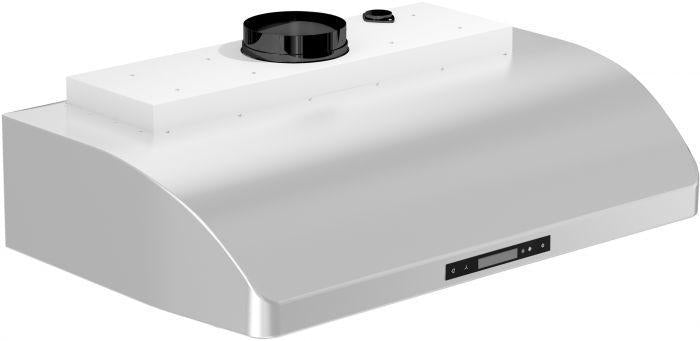 ZLINE 36 in. Under Cabinet Range Hood 400 CFM Stainless Steel LED Lighting Dishwasher-Safe Filters (621-36)