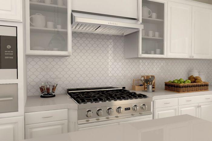 ZLINE 42 in. Under Cabinet Range Hood Stainless Steel 600 CFM (623-42)