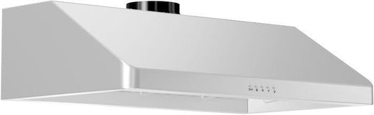 ZLINE 36 in Under Cabinet Range Hood Stainless Steel 400 CFM LED Lighting Baffle Filters (623-36)