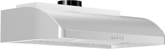 ZLINE 36 in Under Cabinet Range Hood Stainless Steel 600 CFM 4-Speed LED Lighting (625-36)