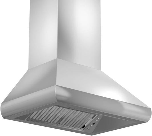 ZLINE 30 Inch Wall Mount Range Hood Convertible Vent Stainless Steel 4-Speed 400 CFM (587-30)