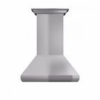ZLINE 30 Inch Wall Mount Range Hood Convertible Vent Stainless Steel with Crown Molding (587CRN-30)