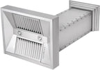 ZLINE 48" Wall Mount Range Hood – Ducted Designer Series, Satin Stainless Steel, 700 CFM (655-4SSSS-48)