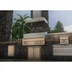 ZLINE 54 Inch Wall Mount Range Hood Outdoor Stainless Steel 700 CFM Ducted Ventilation (697-304-54)