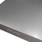 ZLINE 48 in. Wall Mount Range Hood – Ducted – Satin Stainless Steel – 4-Speed Fan – 400 CFM (8KF2S-48)
