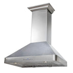 ZLINE 30 in Wall Mount Range Hood Ducted Satin Stainless Steel 400 CFM LED Lighting (8KF2S-30)