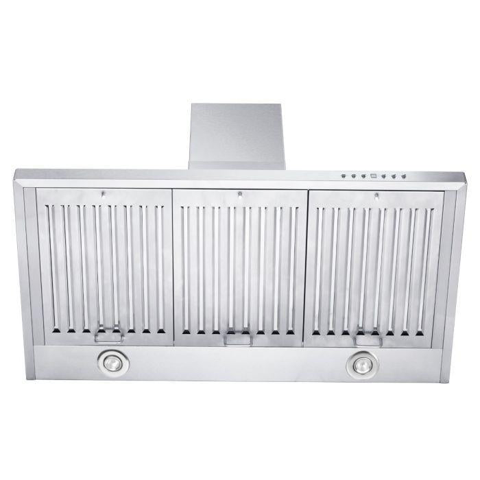 ZLINE 30" Wall Mount Range Hood Stainless Steel Convertible Vent Outdoor Approved 400 CFM (KB-304-30)