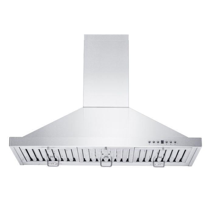 ZLINE 42 in. Wall Mount Range Hood Convertible Vent Outdoor Approved Stainless Steel 400 CFM (KB-304-42)