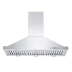 ZLINE 48 in. Wall Mount Range Hood Outdoor Approved Convertible Vent Stainless Steel (KB-304-48)