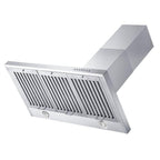 ZLINE 36 in Wall Mount Range Hood Convertible Vent Outdoor Approved Stainless Steel KB-304-36