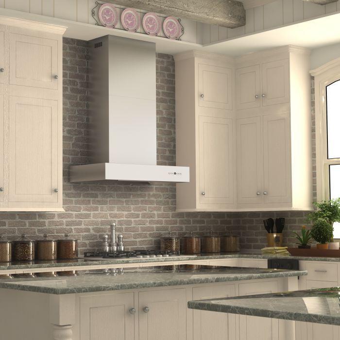 ZLINE 30 in Wall Mount Range Hood Convertible Stainless Steel 400 CFM (KECOM-30)