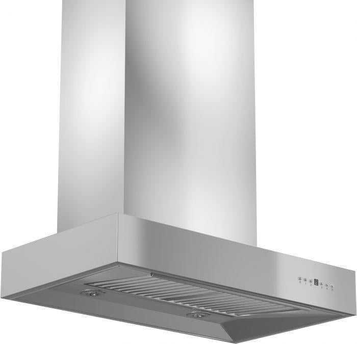 ZLINE 42 Inch Wall Mount Range Hood Ducted Stainless Steel Professional Ventilation (KECOM-42)