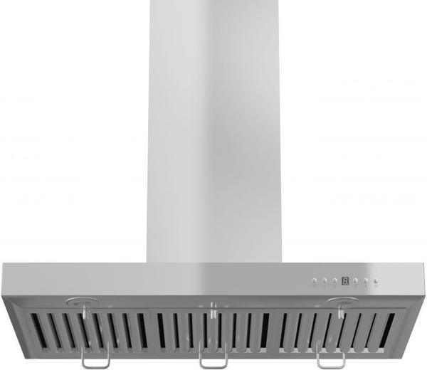 ZLINE 36 in. Wall Mount Range Hood Convertible Vent Stainless Steel 400 CFM (KE-36)