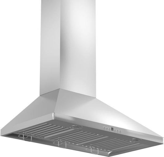 ZLINE 30 Inch Wall Mount Range Hood Stainless Steel 400 CFM Convertible Ventilation (KF1-30)