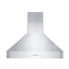 ZLINE 30 in. Wall Range Hood Stainless Steel 400 CFM LED Lighting Dishwasher-Safe Filters (KF2-30)