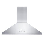 ZLINE 36 in. Wall Mount Range Hood Convertible Vent Stainless Steel 4-Speed 700 CFM (KL2-36)