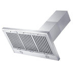 ZLINE 36 in. Wall Mount Range Hood Convertible Vent Stainless Steel 4-Speed 700 CFM (KL2-36)