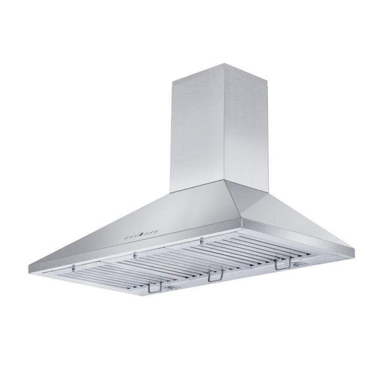 ZLINE 48 in Wall Mount Range Hood Stainless Steel Convertible Vent Kitchen Hood KL2-48