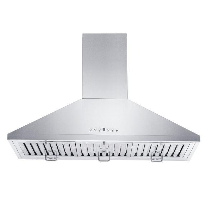 ZLINE 48 in Wall Mount Range Hood Stainless Steel Convertible Vent Kitchen Hood KL2-48