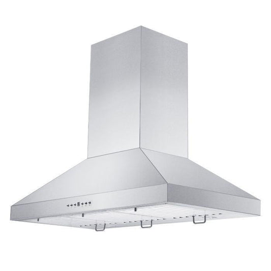 ZLINE 48 Inch Wall Mount Range Hood Convertible Vent Stainless Steel 4-Speed 700 CFM (KL3-48)