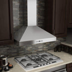 ZLINE 30 in Wall Mount Range Hood Convertible Stainless Steel Crown Molding 400 CFM (KL3CRN-30)