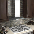 ZLINE 30 in. Wall Mount Range Hood Convertible Vent Stainless Steel & Glass (KN4-30)