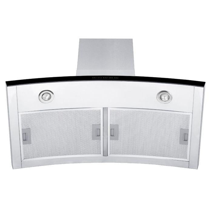ZLINE 36-Inch Wall Mount Range Hood, Stainless Steel, 4-Speed Ventilation, KN6-36