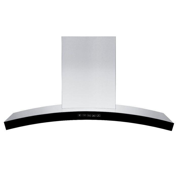 ZLINE 30 in Wall Mount Range Hood Stainless Steel 400 CFM LED Lighting Baffle Filters (KN6-30)