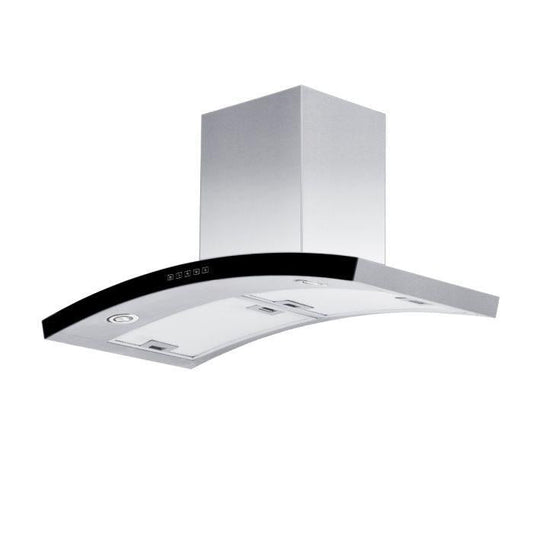 ZLINE 36-Inch Wall Mount Range Hood, Stainless Steel, 4-Speed Ventilation, KN6-36