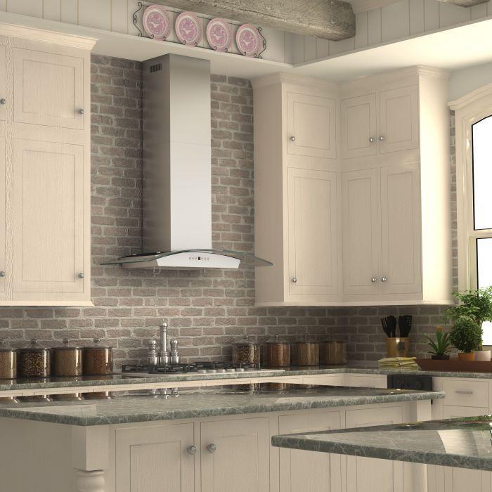 ZLINE 30" Wall Mount Range Hood Stainless Steel Indoor Kitchen Vent Hood KZ-30