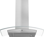 ZLINE 36-Inch Wall Mount Range Hood Stainless Steel Indoor Crown Molding 400 CFM (KZCRN-36)