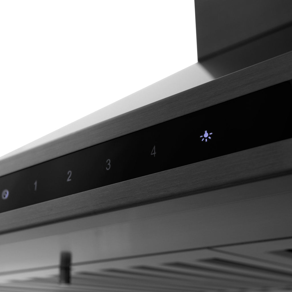 ZLINE 36 in Wall Mount Range Hood Convertible Black Stainless Steel 400 CFM (BSKBN-36)