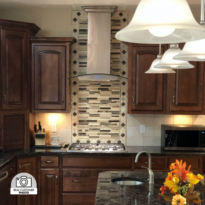 ZLINE 30" Wall Mount Range Hood Stainless Steel Indoor Kitchen Vent Hood KZ-30