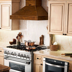 ZLINE 48 in. Wall Mount Range Hood Wooden Walnut Designer Series (KBRR-48)